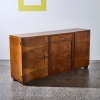 A French Walnut Inlaid Sideboard