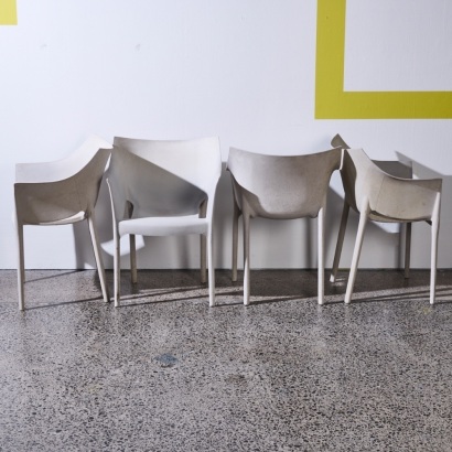 A Set of Eight Dr. No Chairs by Philippe Starck for Kartell