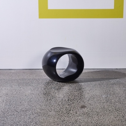 A Vintage Brian Steendyk Cero Fibreglass Chair in Black