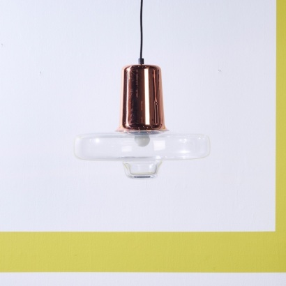 A Small Spin Light by Lucie Koldova for Lasvit in Copper