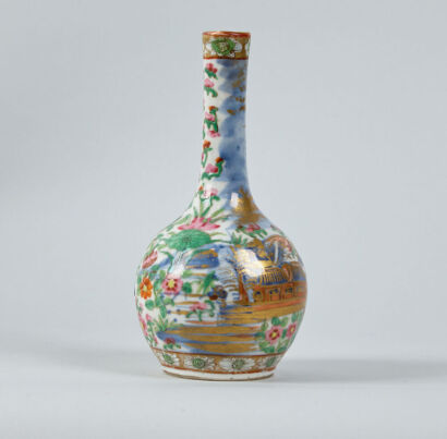 A Small Famille Rose Vase