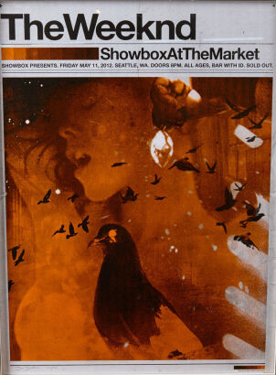 The Weeknd Showbox at the Market Limited Edition Screenprint by Jon Smith