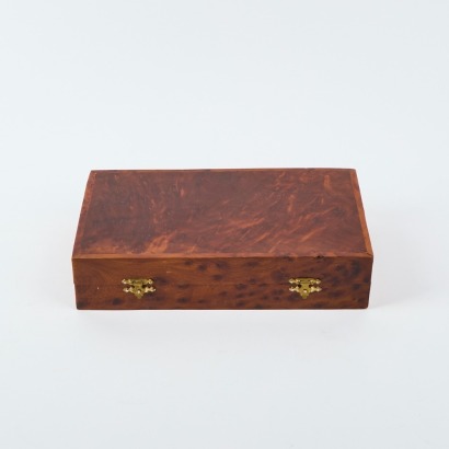 A Backgammon Game in a Wood Made Box