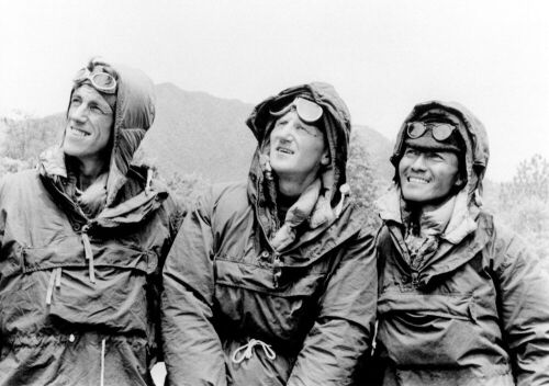 Edmund Hillary, John Hunt and Tenzing Norgay