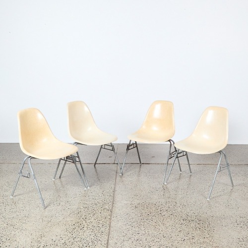 A Set of Four DSS Chairs by Charles and Ray Eames for Herman Miller A/F