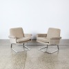 A Pair Of Backhouse Suede Mid-Century Chairs - 2