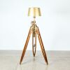A Restoration Hardware Tripod Lamp with Tom Dixon Style Shade - 2