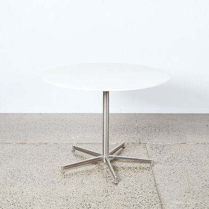 An Eames Style Circular Dining Table