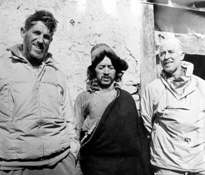 Sir Edmund Hillary, Khunjo Chumbi and Marlin Perkins