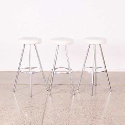 A Trio of Thonet Barstools