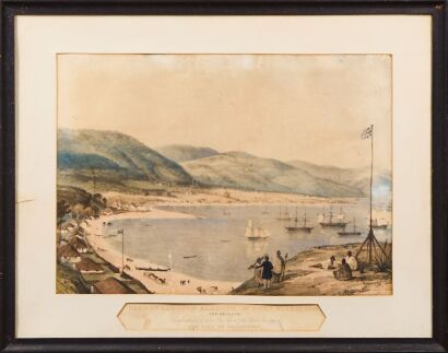 A Charles Heaphy Print, Part of Lambton Harbour in Port Nicholson