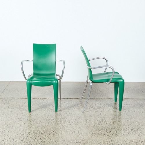 A Pair Of Louis 20 Armchairs By Philippe Starck