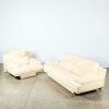 A Rolf Benz 6500 Leather Two Seater And Chair A/F