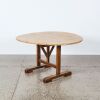 An Antique French Wooden Folding Wine Tasting Table