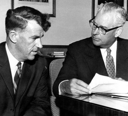 Sir Edmund Hillary Calls on the Prime Minister