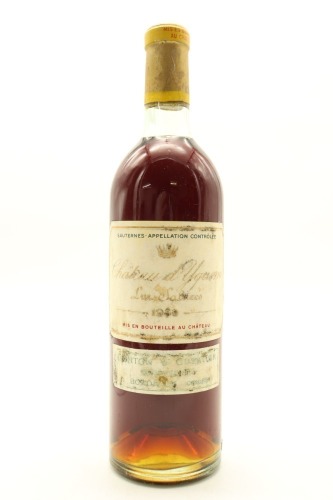 (1) 1959 Chateau d'Yquem, Sauternes [JR19.5] [RP97] [WS97] (TS) (FL)