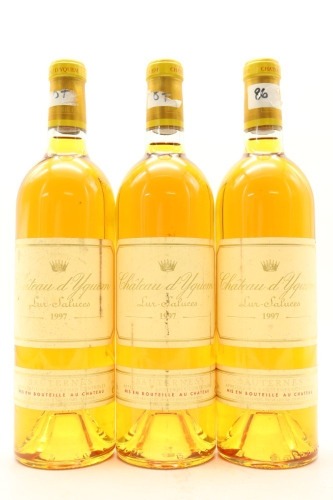 (3) 1997 Chateau d'Yquem, Sauternes [JR17.5] [RP95]
