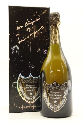 (1) 2003 Dom Perignon Brut Creator Edition by David Lynch, Champagne