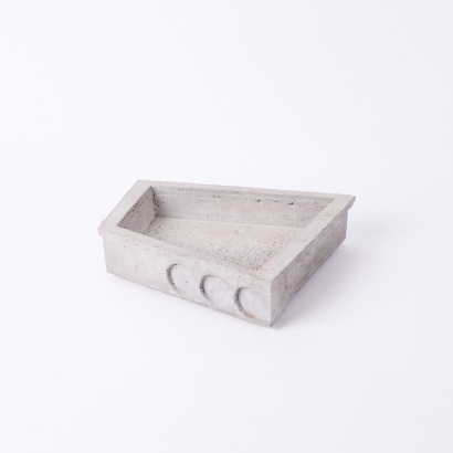 LEVI HAWKEN Coin Dish Cast Concrete