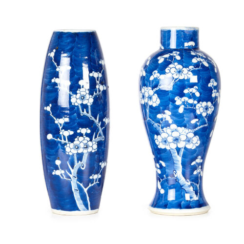 A Pair of Chinese Vase with prunus pattern
