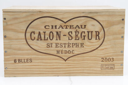 (6) 2003 Chateau Calon-Segur, Saint-Estephe (OWC) [WS95]