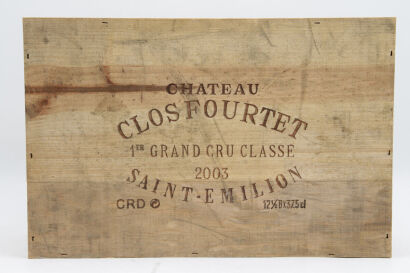 (12) 2003 Clos Fourtet, Saint-Emilion Grand Cru, 375ml (OWC) [RP98]