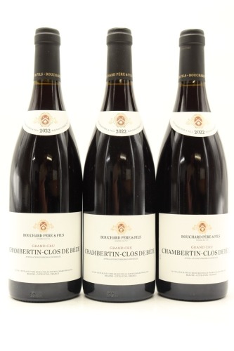 (3) 2022 Bouchard Pere & Fils Chambertin Clos de Beze Grand Cru, Cote de Nuits [JR18]