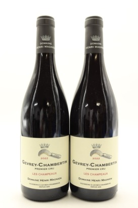 (2) 2022 Henri Magnien Champeaux, Gevrey-Chambertin Premier Cru [JR16.5]