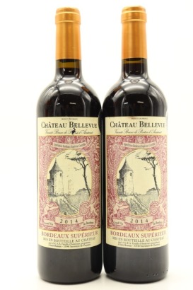 (2) 2014 Chateau Bellevue Bordeaux Superieur, France