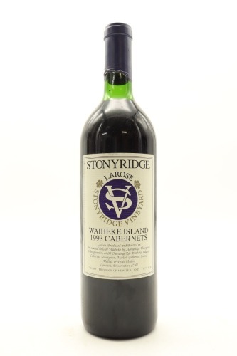 (1) 1993 Stonyridge Vineyard Larose, Waiheke Island