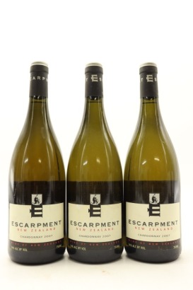 (3) 2007 Escarpment Chardonnay, Martinborough