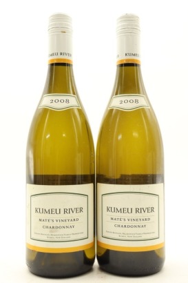 (2) 2008 Kumeu River Mate's Vineyard Chardonnay, Kumeu [JR17] [RP96] [BC95] (STOL)