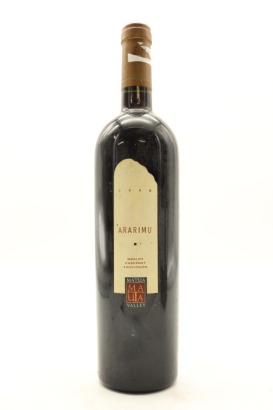 (1) 1998 Matua Valley Ararimu Merlot - Cabernet Sauvignon, Hawke's Bay