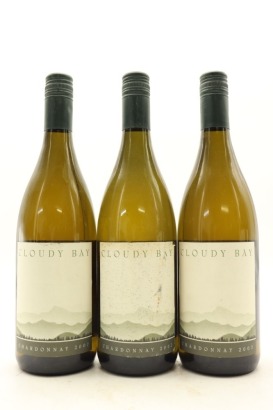 (3) 2007 Cloudy Bay Chardonnay, Marlborough [JR17] [BC96]