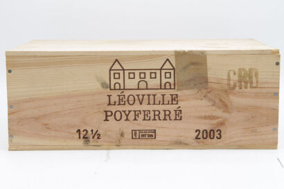 (12) 2003 Chateau Leoville Poyferre, Saint-Julien, 375ml (OWC) [RP96] [WS95]