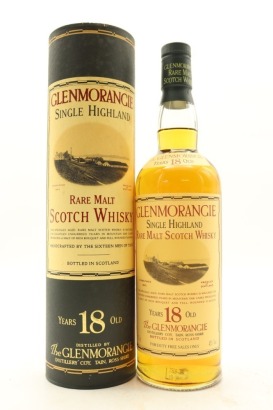 (1) Glenmorangie 18 Year Old Rare Malt Scotch Whisky, 43% ABV, 750ml (GB)