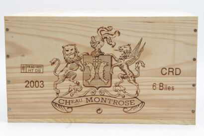 (6) 2003 Chateau Montrose, Saint-Estephe (OWC) [RP98] [JR17] [WS95]