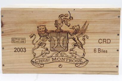 (6) 2003 Chateau Montrose, Saint-Estephe (OWC) [RP98] [JR17] [WS95]