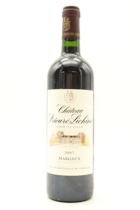 (1) 2007 Chateau Prieure-Lichine, Margaux [JR16.5]