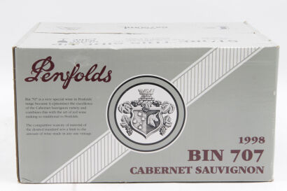 (6) 1998 Penfolds Bin 707 Cabernet Sauvignon (OWC) [JO97]