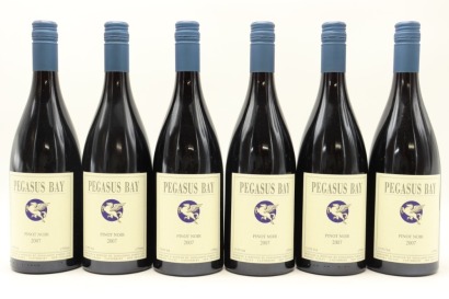 (6) 2007 Pegasus Bay Pinot Noir, Waipara Valley [JR16.5] [BC95]