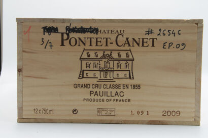 (12) 2009 Chateau Pontet-Canet, Pauillac (OWC) [RP100] [WE99] [WS96] [JR17.5]