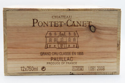 (12) 2008 Chateau Pontet-Canet, Pauillac (OWC) [RP95]