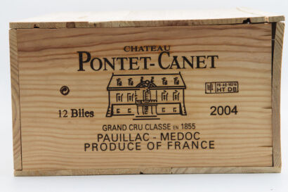 (12) 2004 Chateau Pontet-Canet, Pauillac (OWC) [JR17]