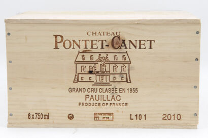 (6) 2010 Chateau Pontet-Canet, Pauillac (OWC) [JR18] [WE98] [WS97] [RP95]