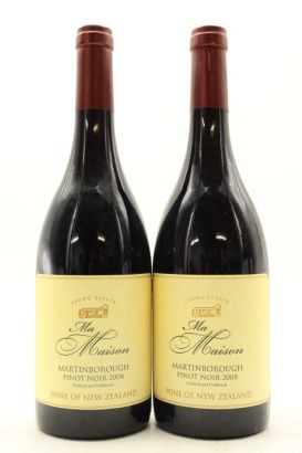 (2) 2008 Leung Estate Ma Maison Pinot Noir, Martinborough