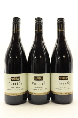 (3) 2007 Carrick Pinot Noir, Central Otago